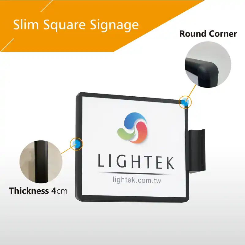 Caja de luz LED para montaje en pared - Exterior
